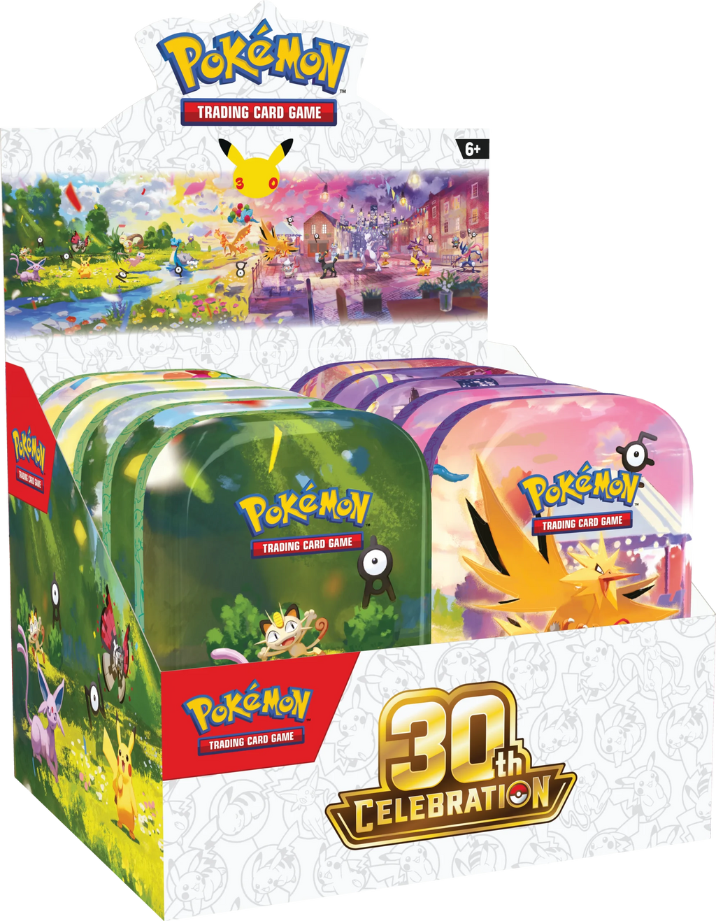 Celebraciones 30th caja x 10 Mini Latas - Español