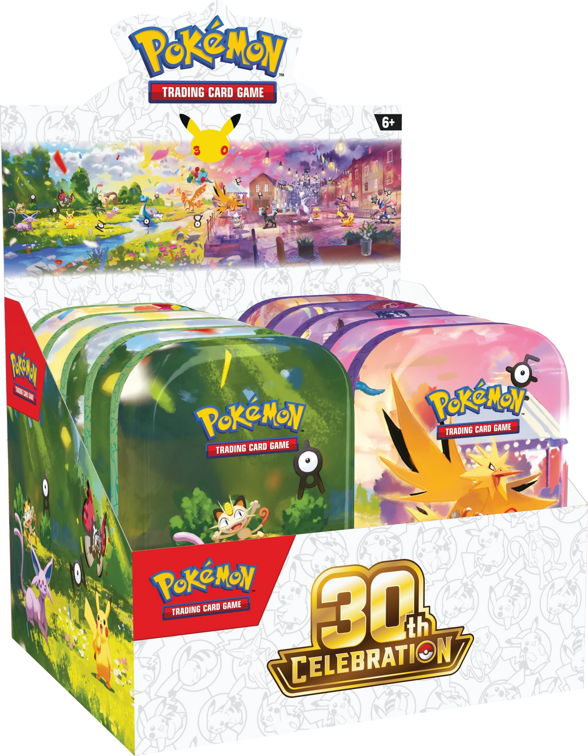 Celebraciones 30th caja x 10 Mini Latas - Español